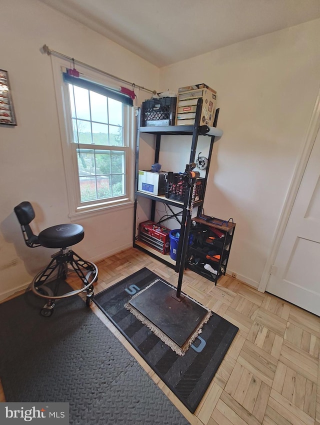 1413 Belle View Blvd Unit C1, Alexandria, VA 22307 - exercise room with baseboards