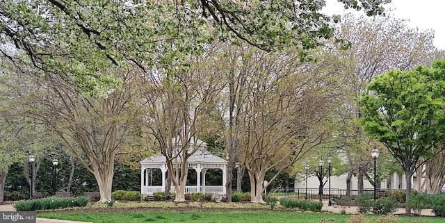 1413 Belle View Blvd Unit C1, Alexandria, VA 22307 - view of property's community with a gazebo and fence