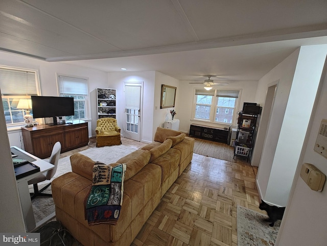 1413 Belle View Blvd Unit C1, Alexandria, VA 22307 - living area with ceiling fan