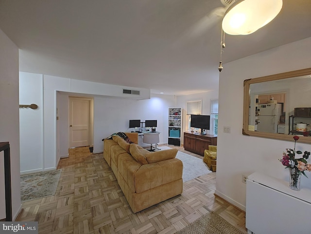 1413 Belle View Blvd Unit C1, Alexandria, VA 22307 - living area featuring an office area and baseboards