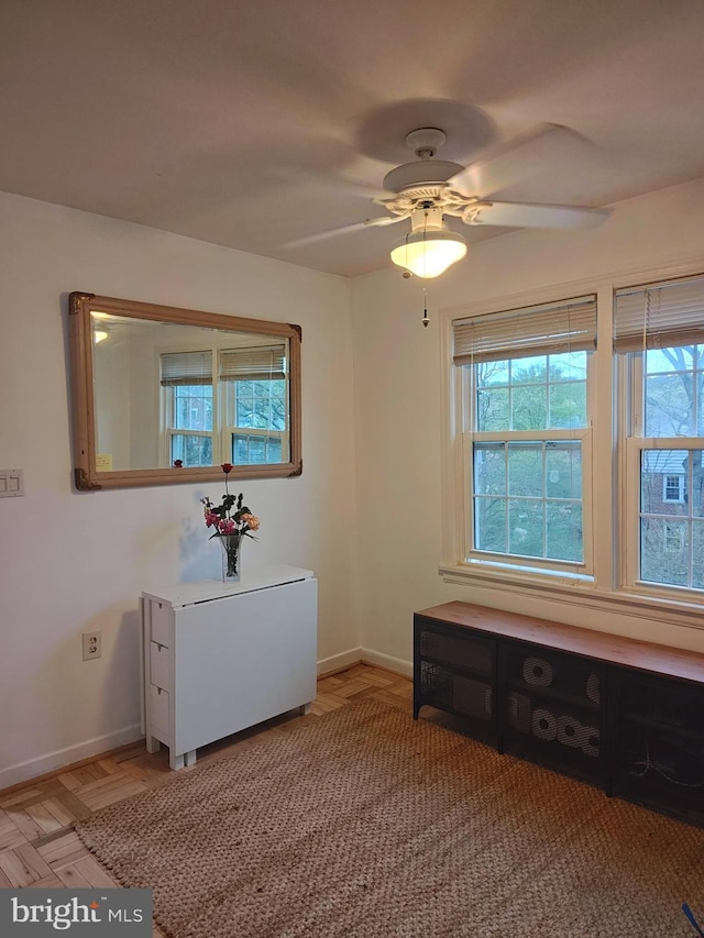1413 Belle View Blvd Unit C1, Alexandria, VA 22307 - empty room featuring baseboards and a ceiling fan
