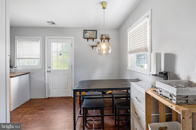 221 Walnut St, West Deptford, NJ 08096 - dining room with healthy amount of natural light and wood finished floors