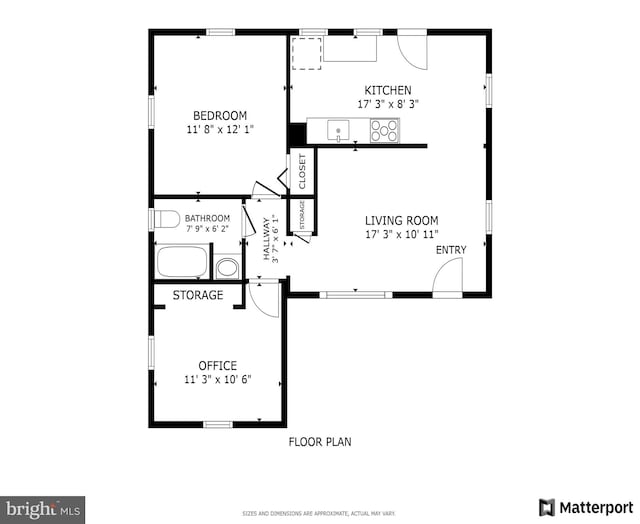 221 Walnut St, West Deptford, NJ 08096 - property floor plan