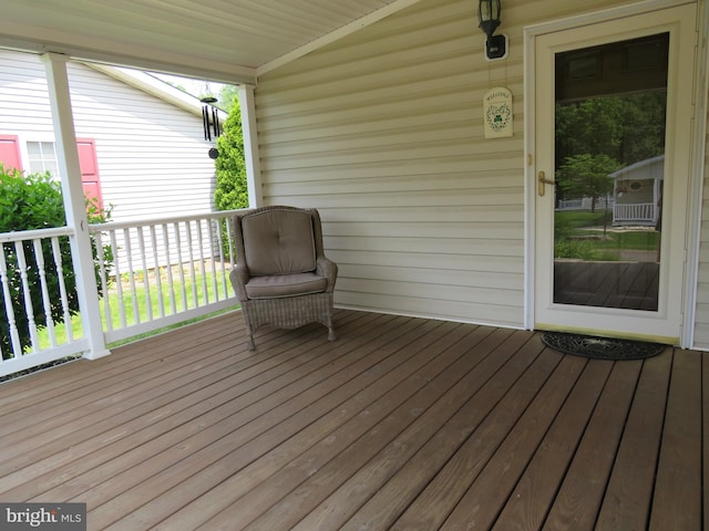 538 Haventree Ct, New Hope, PA 18938 - view of wooden terrace