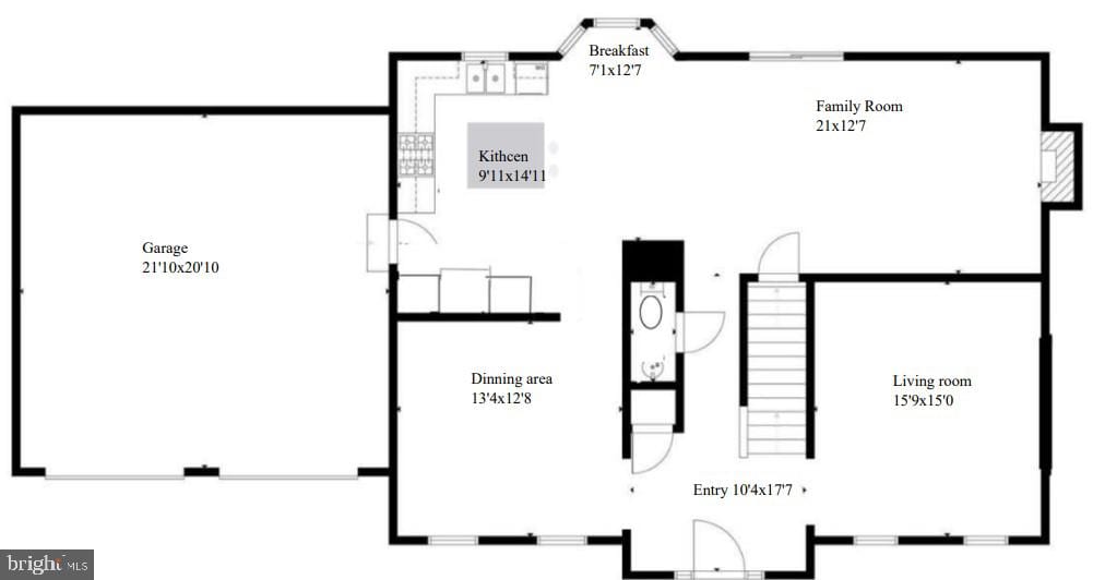 1303 Old Cannon Rd, Fort Washington, MD 20744 - floor plan / room layout