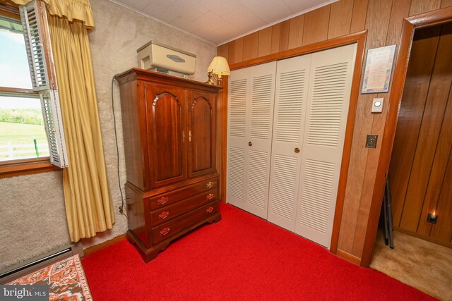 206-208 N 10th St, Oakland, MD 21550 - elevator with carpet flooring and crown molding