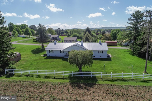 206-208 N 10th St, Oakland, MD 21550 - aerial view of sparsely populated area