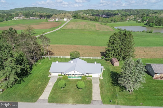 206-208 N 10th St, Oakland, MD 21550 - overview of rural landscape with a nearby body of water