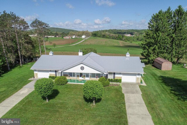 206-208 N 10th St, Oakland, MD 21550 - view from above of property