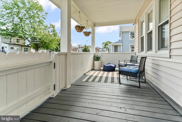 1112 Randall Ave, Upper Chichester, PA 19061 - view of wooden terrace