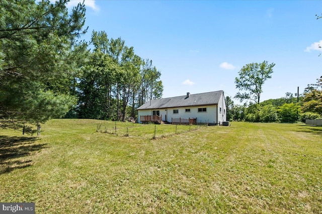 3 High Ridge Rd, Pemberton, NJ 08068 - view of green lawn featuring central AC