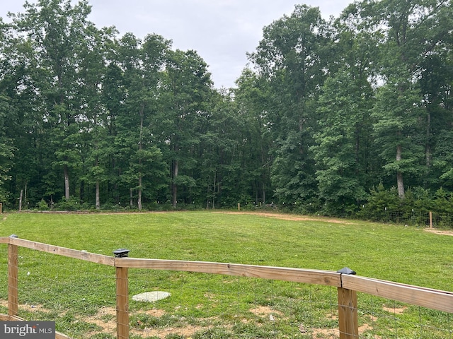 10365 Zachary Taylor Hwy, Unionville, VA 22567 - view of yard with a forest view