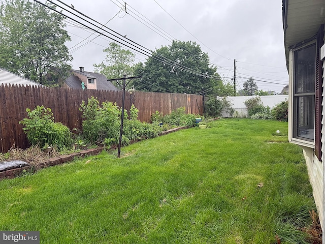 view of yard