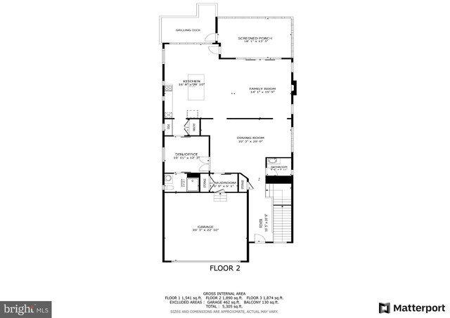4610 17th St N, Arlington, VA 22207 - home floor plan