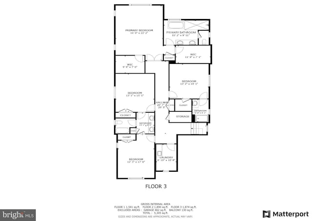 4610 17th St N, Arlington, VA 22207 - home floor plan