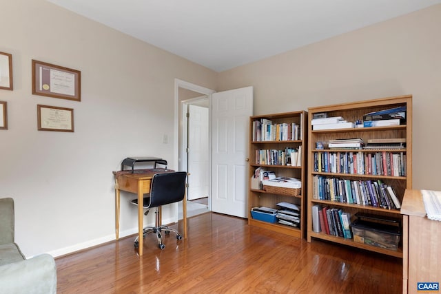 2657 Coralberry Pl, Charlottesville, VA 22911 - home office featuring wood finished floors and baseboards