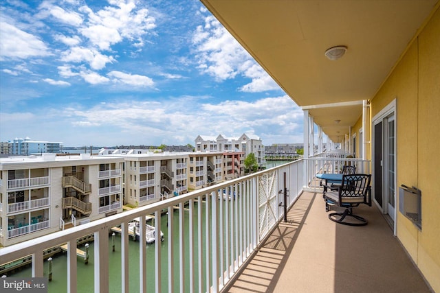 301 14th St Unit 308/309, Ocean City, MD 21842 - balcony with a water view