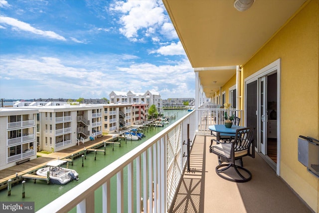 301 14th St Unit 308/309, Ocean City, MD 21842 - balcony with a water view