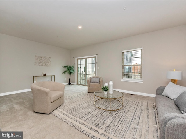 14716 Spring Haven Ln, Laurel, MD 20707 - living room with carpet flooring and baseboards