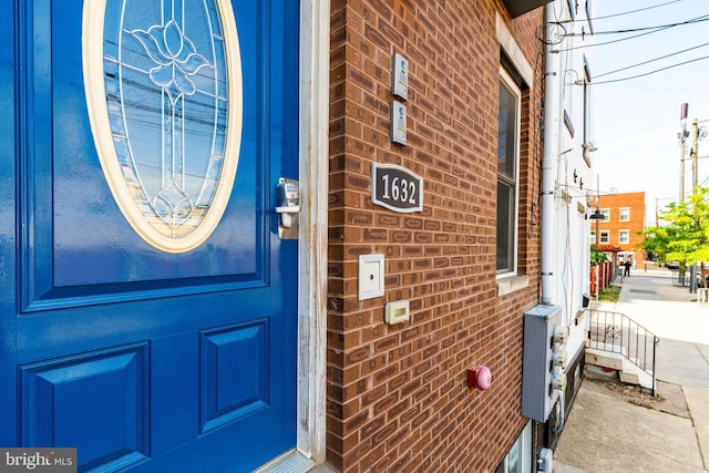 1632 N Sydenham St, Philadelphia, PA 19121 - entrance to property with brick siding