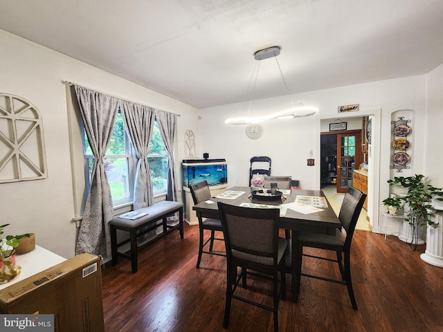 35 W Montrose St, Vineland, NJ 08360 - dining space with dark wood-style floors and french doors
