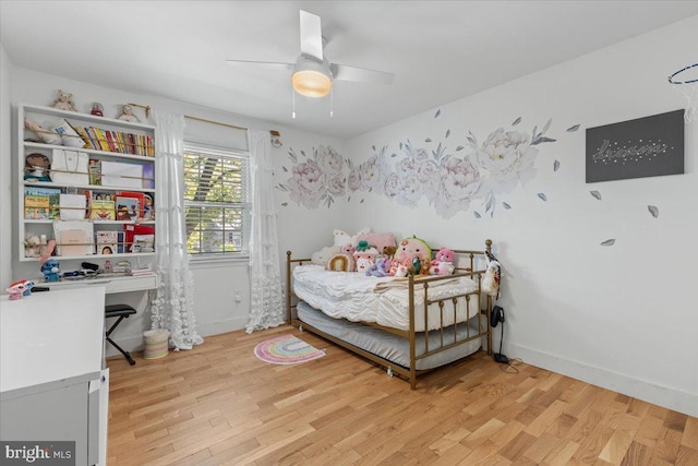 1745 Remington Dr, Crofton, MD 21114 - bedroom featuring light wood-style floors, an office area, and baseboards