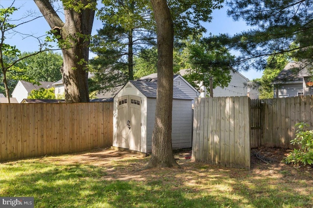 1745 Remington Dr, Crofton, MD 21114 - view of shed featuring a fenced backyard