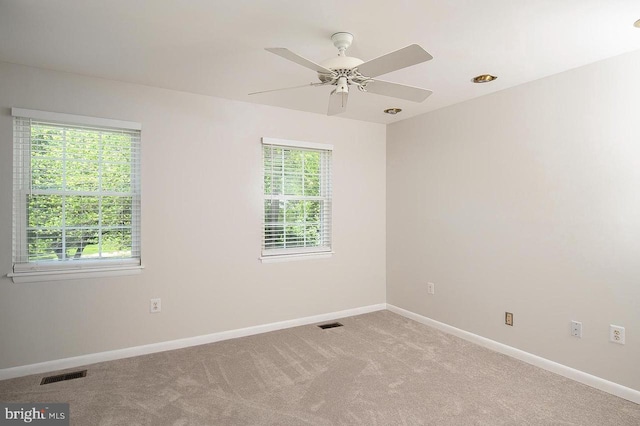 780 Cotswolde Quay Ct, Severna Park, MD 21146 - unfurnished room with carpet flooring, baseboards, and ceiling fan