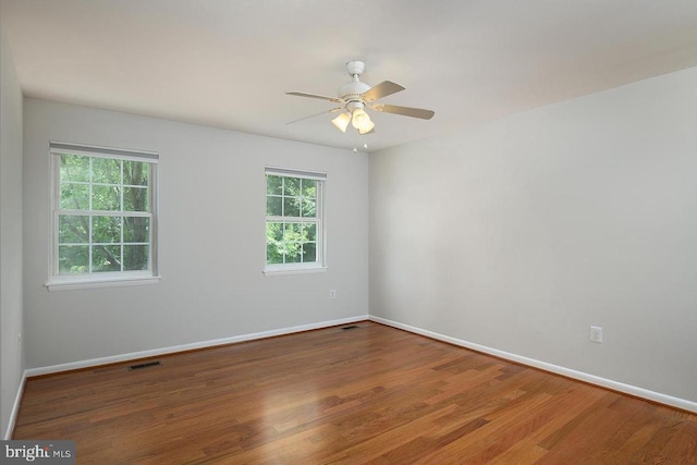 780 Cotswolde Quay Ct, Severna Park, MD 21146 - spare room with wood finished floors, baseboards, and a ceiling fan