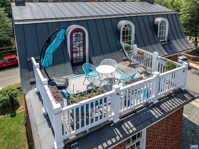 801 E Jefferson St, Charlottesville, VA 22902 - view of deck