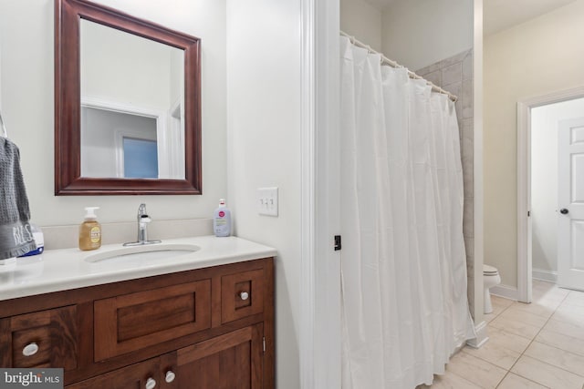 2277 Indian Holw, Winchester, VA 22603 - bathroom featuring vanity, toilet, and a shower with shower curtain
