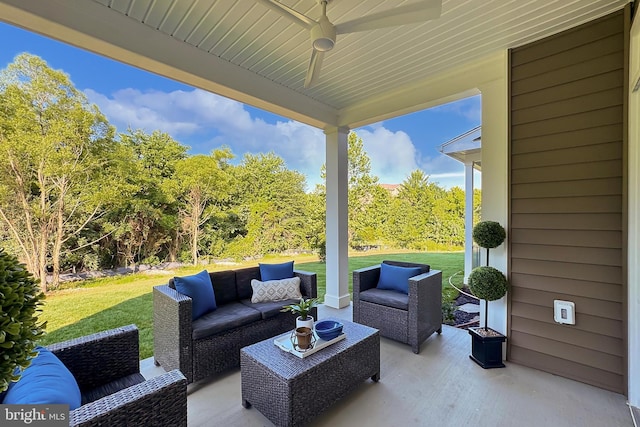 7430 Foundation Way, Springfield, VA 22150 - view of patio with outdoor lounge area