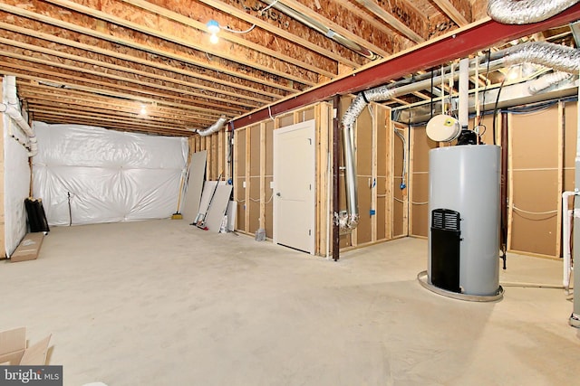 7430 Foundation Way, Springfield, VA 22150 - unfinished below grade area with gas water heater