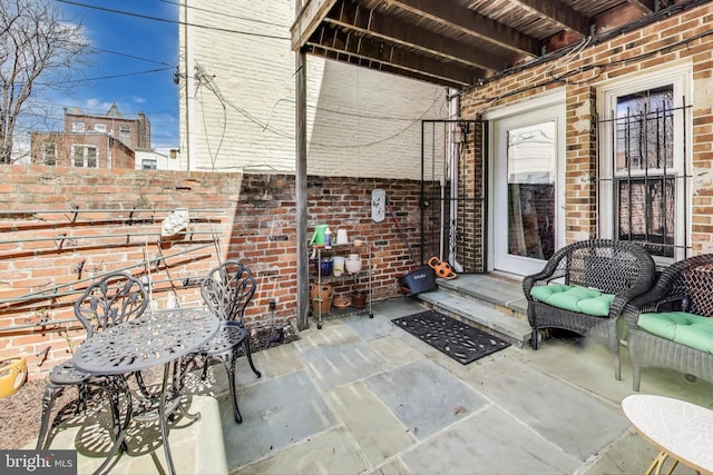1324 10th St NW, Washington, DC 20001 - view of patio / terrace with fence