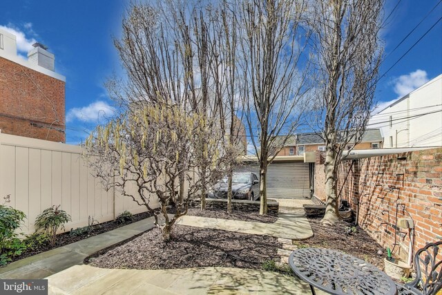 1324 10th St NW, Washington, DC 20001 - fenced backyard with a patio area
