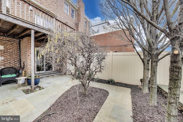 1324 10th St NW, Washington, DC 20001 - view of patio / terrace with fence