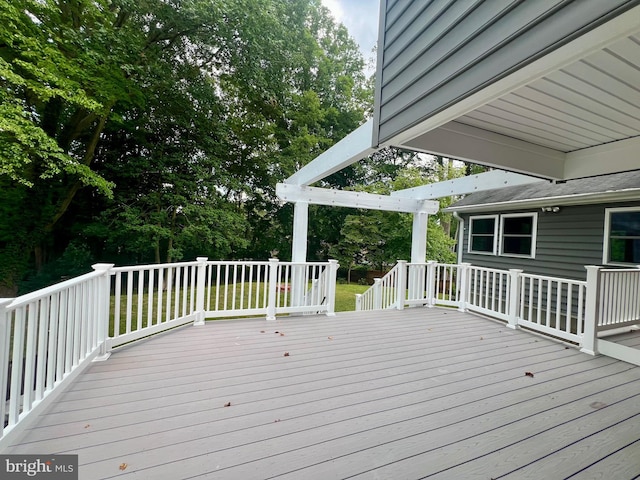view of deck