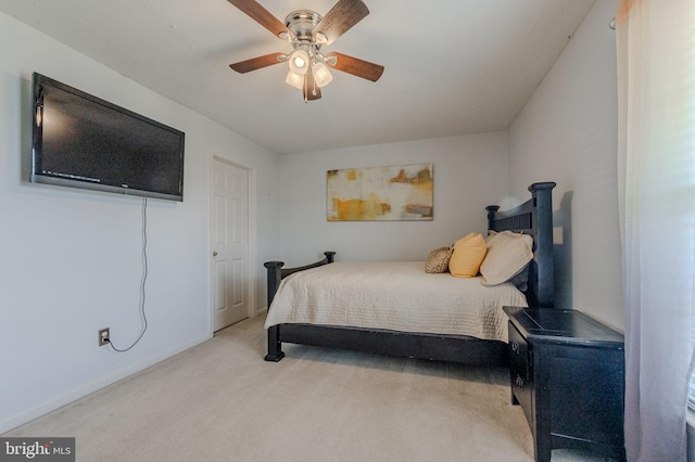 269 Bucktail Dr, Middletown, DE 19709 - carpeted bedroom featuring baseboards and a ceiling fan