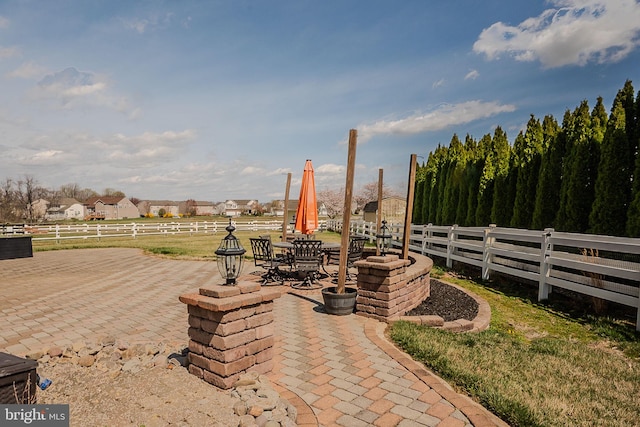 269 Bucktail Dr, Middletown, DE 19709 - view of patio / terrace with fence and outdoor dining space