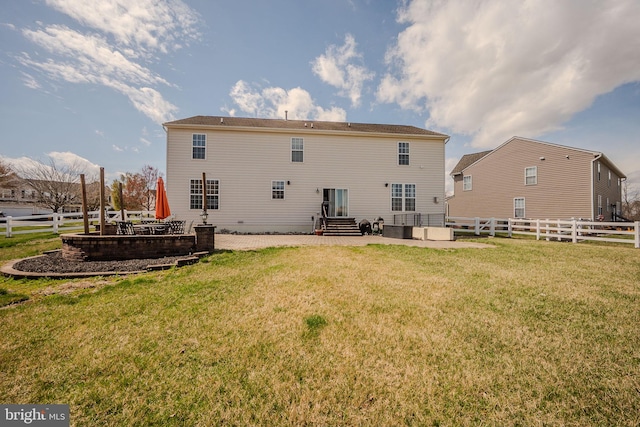 269 Bucktail Dr, Middletown, DE 19709 - back of property featuring a patio area and entry steps