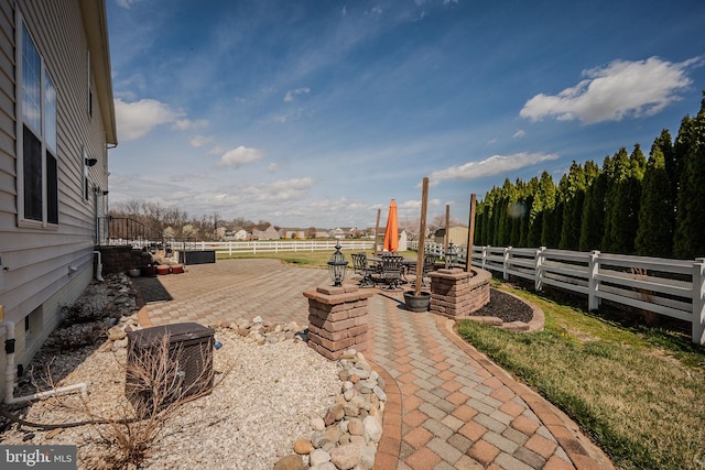 269 Bucktail Dr, Middletown, DE 19709 - view of patio featuring fence
