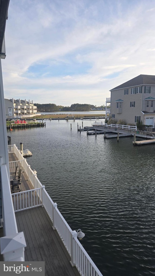 38261 Yacht Basin Rd Unit 35, Ocean View, DE 19970 - water view with a dock