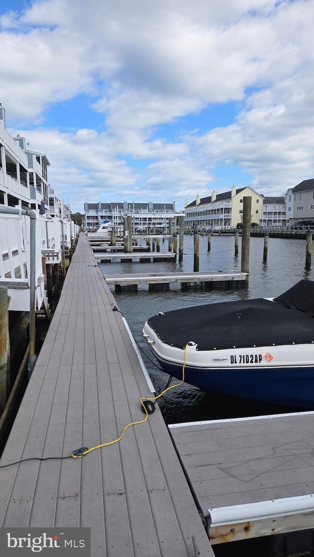 38261 Yacht Basin Rd Unit 35, Ocean View, DE 19970 - dock area with a water view