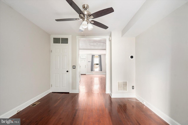 15 N Belnord Ave, Baltimore, MD 21224 - spare room featuring wood finished floors and ceiling fan