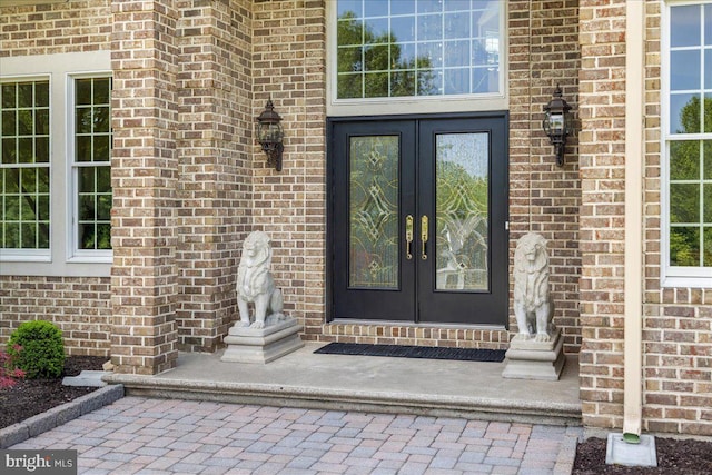 2630 Eagle Ln, Hellertown, PA 18055 - doorway to property featuring french doors and brick siding