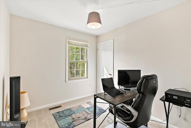 2919 Lexington Ct, Woodbridge, VA 22192 - office area featuring baseboards and carpet floors
