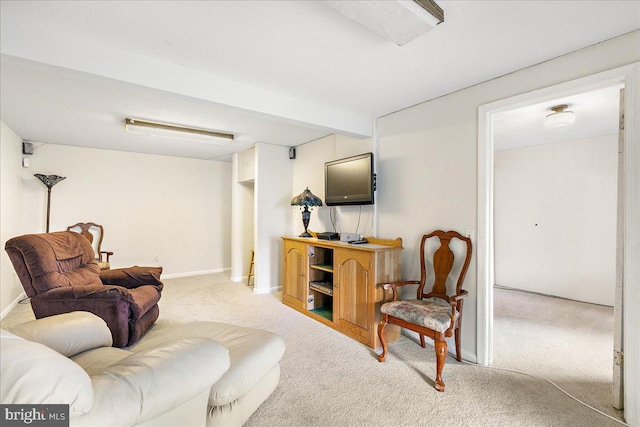 2919 Lexington Ct, Woodbridge, VA 22192 - carpeted living room with baseboards