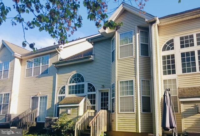 view of back of property