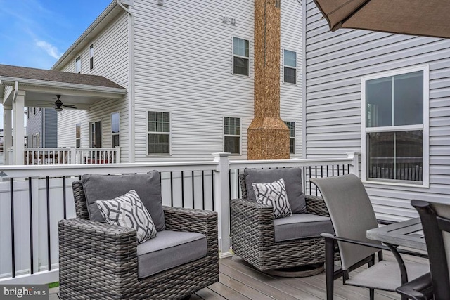view of deck