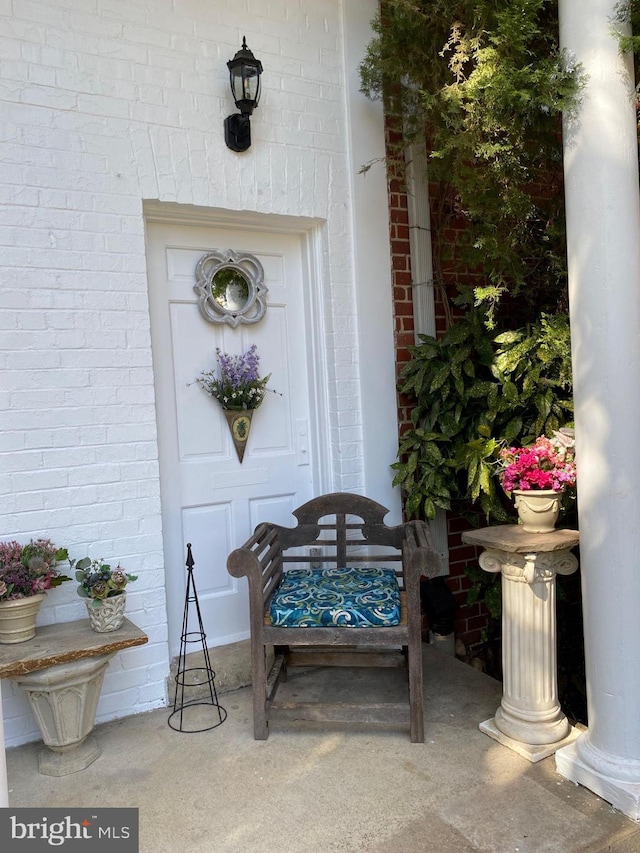 1647 Preston Rd, Alexandria, VA 22302 - view of exterior entry featuring brick siding